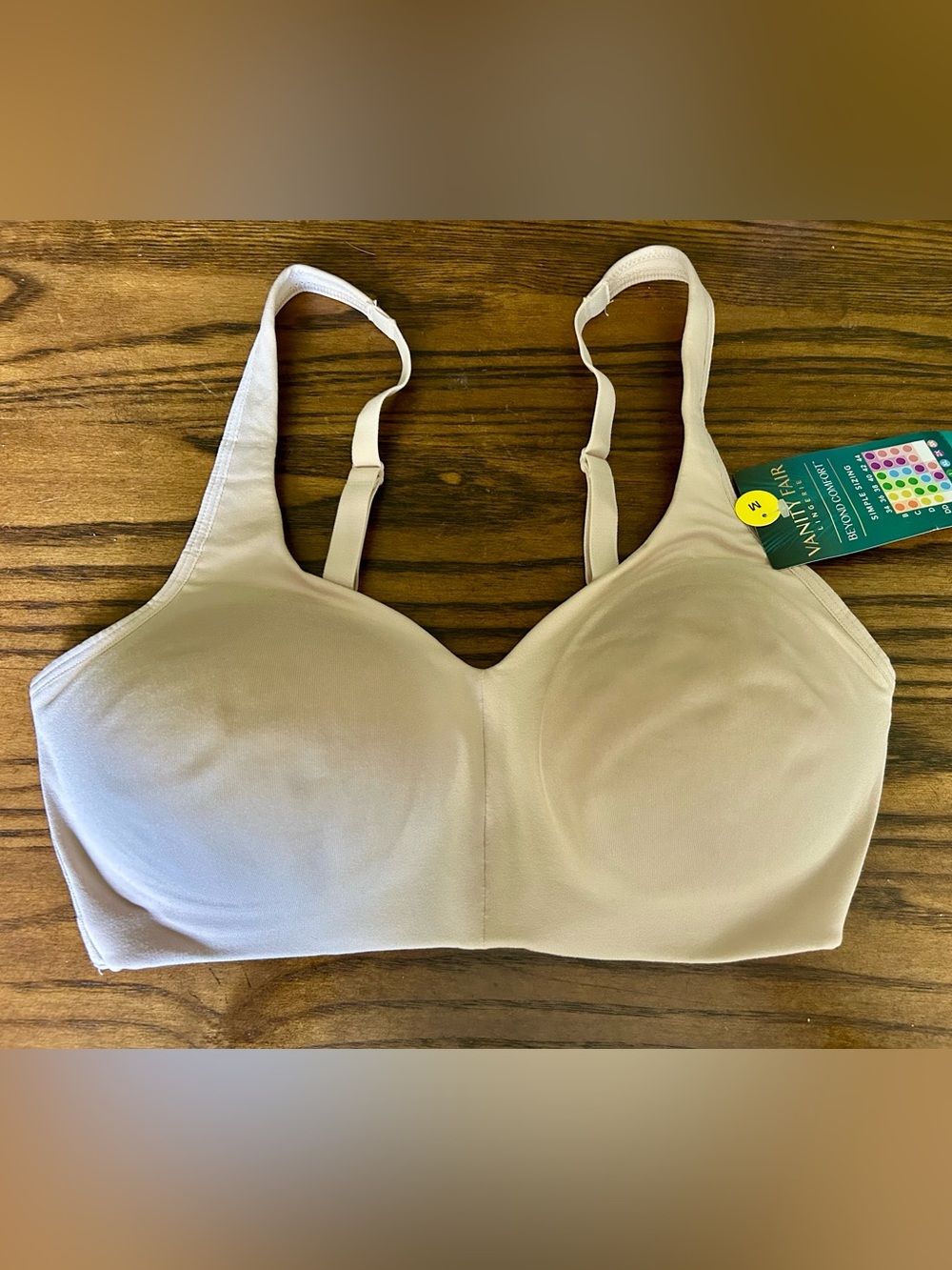 Vanity Fair Seamless Wireless Bra in Light Nude - NWT - Medium